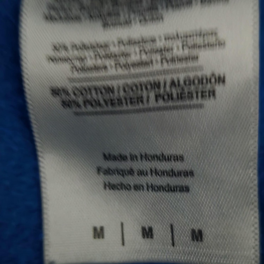 Gildan Hoodie Mens Medium Blue Camp Seely Graphic Fleece Pullover Sweatshirt - Picture 14 of 14